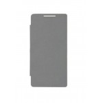 Flip Cover For Spice Xlife 415 Grey By - Maxbhi.com
