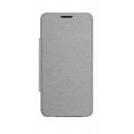 Flip Cover For Alcatel One Touch Idol S Grey By - Maxbhi.com