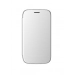 Flip Cover For Videocon A27i White Silver By - Maxbhi.com