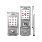 Full Body Housing for Samsung S3500 White with Silver