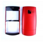 Full Body Housing For Nokia X201 Black Red - Maxbhi.com