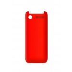 Back Panel Cover For Ziox S337 Plus Black Red - Maxbhi.com