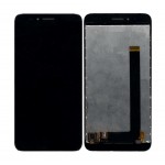 Lcd With Touch Screen For Intex Aqua S7 Black By - Maxbhi Com