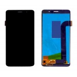 Lcd With Touch Screen For Panasonic P77 Black By - Maxbhi Com