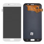 Lcd With Touch Screen For Samsung Galaxy A7 2017 White By - Maxbhi Com