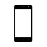 Touch Screen Digitizer For Intex Cloud Scan Fp Black By - Maxbhi.com
