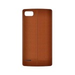 Back Panel Cover For Zen Elite Wow Black - Maxbhi.com