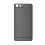 Back Panel Cover For Intex Aqua Power M Black - Maxbhi.com