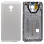 Back Panel Cover For Meizu Pro 6 Plus White - Maxbhi Com
