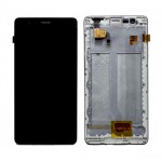 Lcd With Touch Screen For Intex Aqua Lions 4g Black By - Maxbhi Com