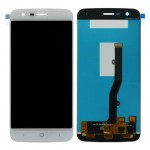 Lcd With Touch Screen For Zte Blade V8 Lite Silver By - Maxbhi Com