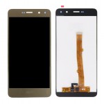 Lcd With Touch Screen For Huawei Y6 2017 Gold By - Maxbhi Com