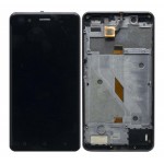Lcd With Touch Screen For Intex Aqua Crystal Black By - Maxbhi Com