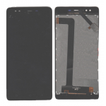 Lcd With Touch Screen For Intex Aqua Selfie Black By - Maxbhi Com