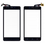 Touch Screen Digitizer For Intex Aqua Selfie Black By - Maxbhi Com