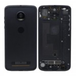 Back Panel Cover For Moto Z2 Black - Maxbhi Com