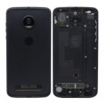 Back Panel Cover For Motorola Moto Z2 Play Black - Maxbhi Com