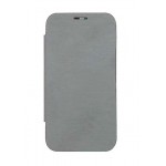Flip Cover For Moto G5s Plus Grey By - Maxbhi.com
