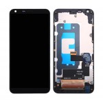 Lcd With Touch Screen For Lg Q6black By - Maxbhi Com