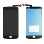 Lcd With Touch Screen For Moto G5 Plus 32gb Black By - Maxbhi Com