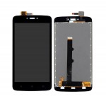 Lcd With Touch Screen For Moto C Black By - Maxbhi Com