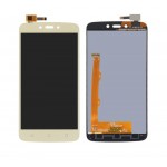 Lcd With Touch Screen For Moto C Plus Gold By - Maxbhi Com