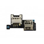 MMC + Sim Connector for Samsung S8600 Wave 3
