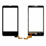 Touch Screen Digitizer For Nokia X Black By - Maxbhi Com