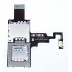 MMC + Sim Connector for HTC Desire X Dual SIM with dual SIM card slots