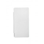 Flip Cover For Spice F301 White By - Maxbhi.com