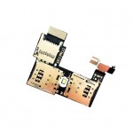 MMC + Sim Connector for Motorola Moto E Dual SIM - 2nd gen