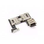 MMC + Sim Connector for Motorola Moto G 4G - 2nd gen