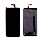 Lcd With Touch Screen For Lyf Water 11 Black By - Maxbhi Com