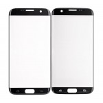 Replacement Front Glass For Samsung Galaxy S7 Edge Cdma Black By - Maxbhi Com