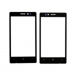 Replacement Front Glass For Nokia Lumia 925 Black By - Maxbhi Com
