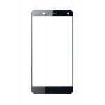 Replacement Front Glass For Panasonic P61 Black By - Maxbhi.com