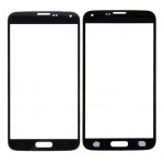 Replacement Front Glass For Samsung Galaxy S5 I9600 Black By - Maxbhi Com