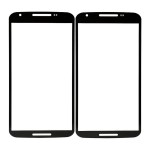 Replacement Front Glass For Motorola Nexus 6 Black By - Maxbhi Com