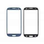 Replacement Front Glass For Samsung Galaxy S3 Blue By - Maxbhi Com