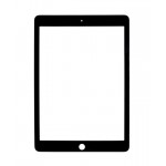 Replacement Front Glass For Apple Ipad Wifi Black By - Maxbhi.com