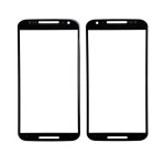 Replacement Front Glass For Motorola Moto X 2nd Gen Black By - Maxbhi Com