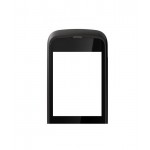 Replacement Front Glass For Nokia C202 Touch And Type Black By - Maxbhi.com