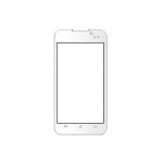 Replacement Front Glass For Karbonn A90 White By - Maxbhi.com