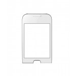 Replacement Front Glass For Samsung Rex 60 C3310r With Single Sim White By - Maxbhi.com