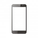 Replacement Front Glass For Celkon A500 Black By - Maxbhi.com