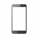 Replacement Front Glass For Celkon Signature Two A500 Black By - Maxbhi.com