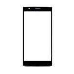 Replacement Front Glass For Karbonn Opium N9 Black By - Maxbhi.com