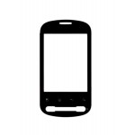 Replacement Front Glass For Lg Optimus Me P350 Black By - Maxbhi.com