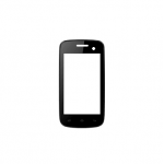 Replacement Front Glass For Micromax Canvas Engage A091 Black By - Maxbhi.com