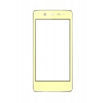 Replacement Front Glass For Micromax Canvas Selfie 3 Q348 Yellow By - Maxbhi.com